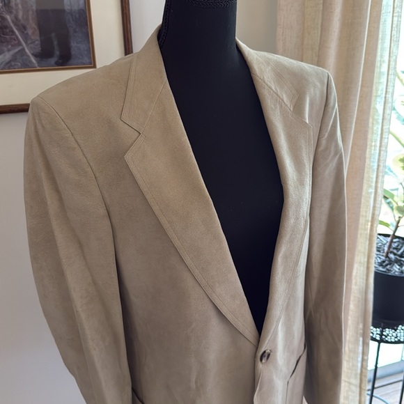 Vintage Doncaster Suede Blazer - Tan - Picture 5 of 10
